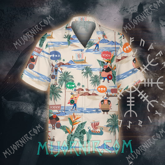 Viking Tropical Island – Hawaiian Shirt