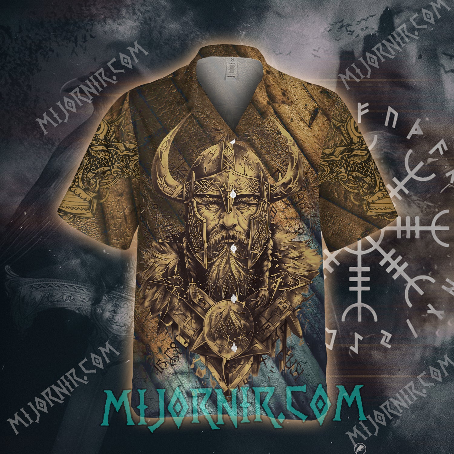 Viking Warrior - Viking Hawaiian Shirt