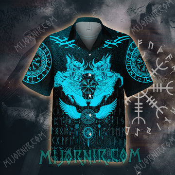 Thor and Odin's Legacy - Viking Hawaiian Shirt