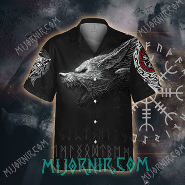 Viking Fenrir Wolf – Hawaii Shirt