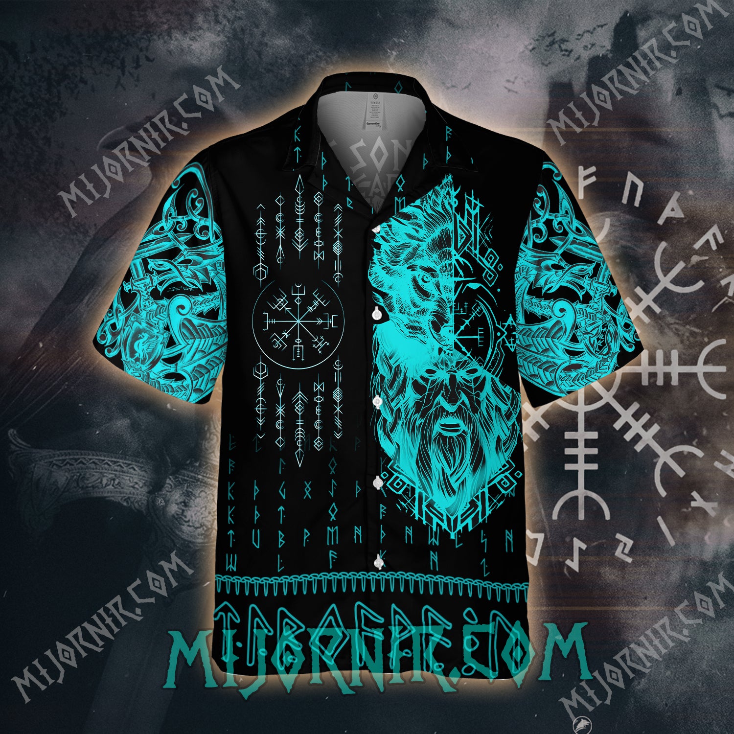 Odin's Gaze - Viking Hawaiian Shirt