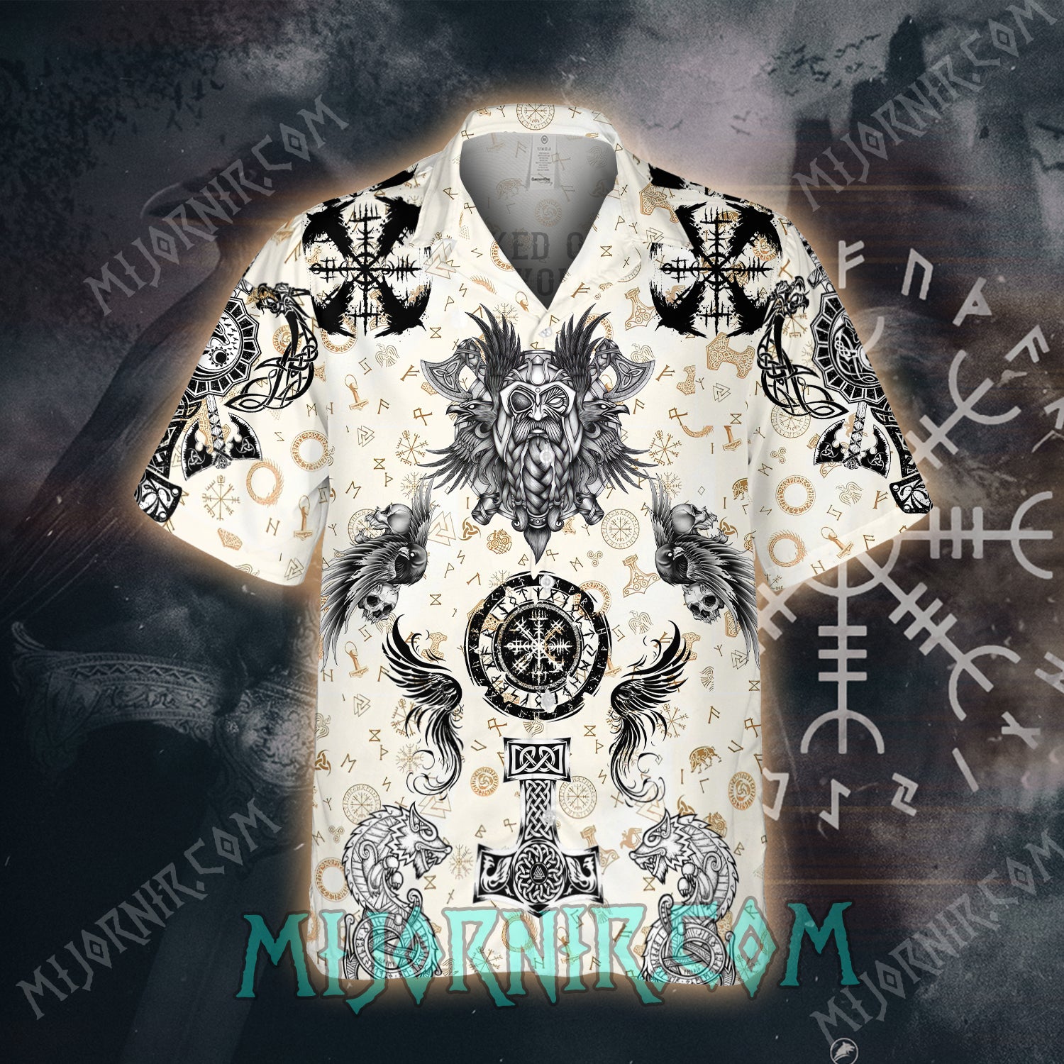 Odin's Wisdom Viking – Hawaiian Shirt