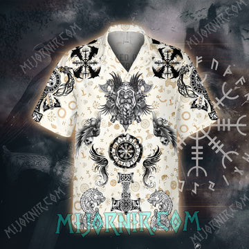 Odin's Wisdom Viking – Hawaiian Shirt