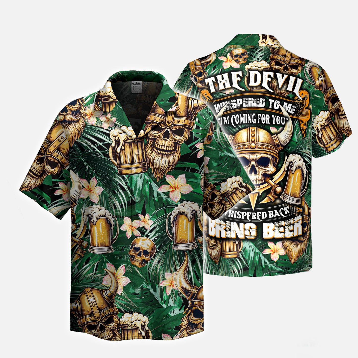 The Devil Bring Beer – Hawaii Shirt