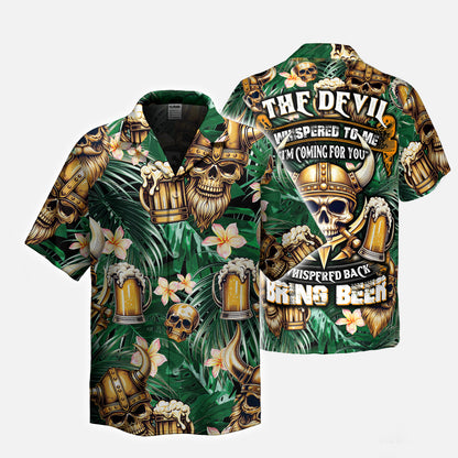 The Devil Bring Beer – Hawaii Shirt