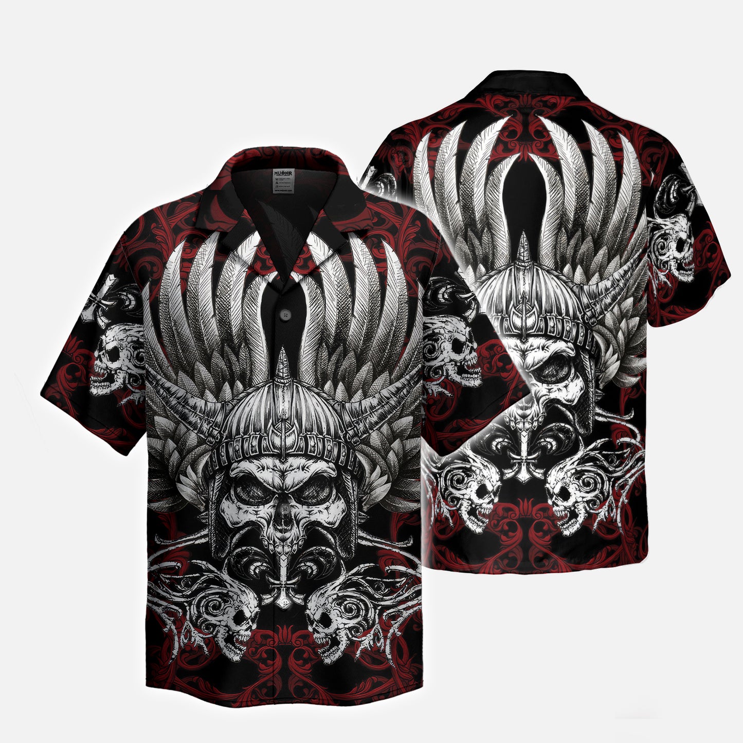 Scarlet Viking Warrior – Hawaii Shirt