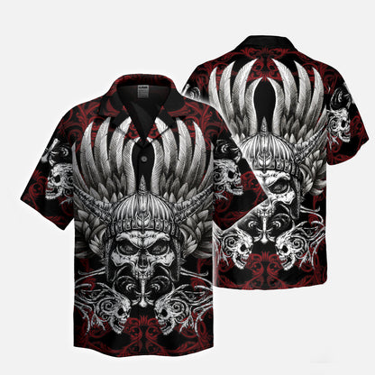 Scarlet Viking Warrior – Hawaii Shirt