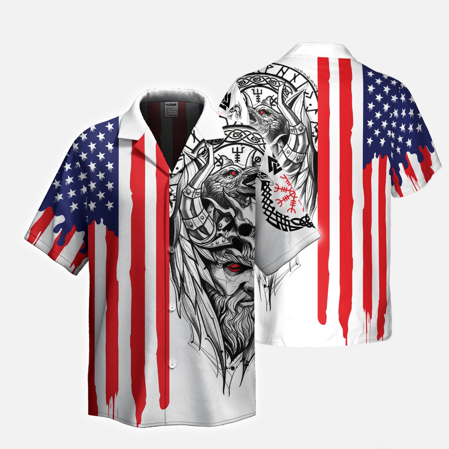 Odin's Patriotic Valor – Hawaii Shirt