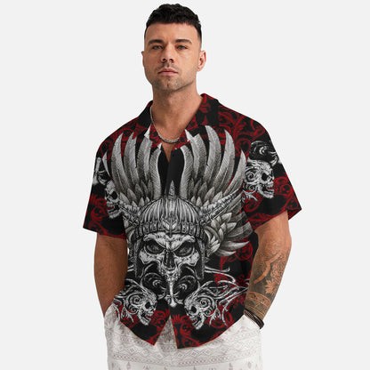 Scarlet Viking Warrior – Hawaii Shirt
