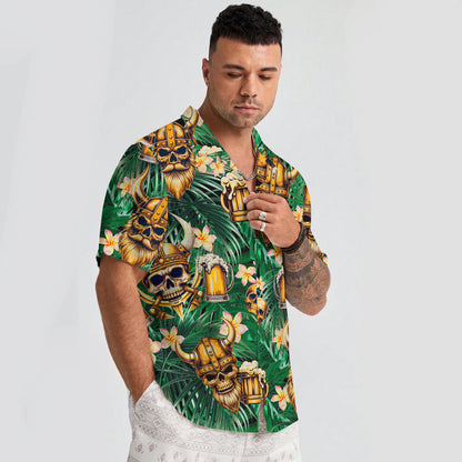 Der Teufel Bring Whisky mit – Wikinger-Hawaiihemd