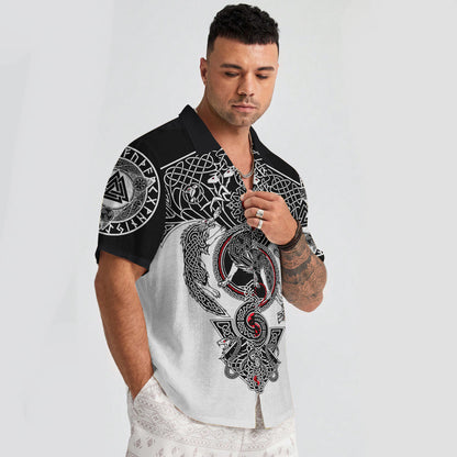 Nordic Wolves Compass – Hawaii Shirt