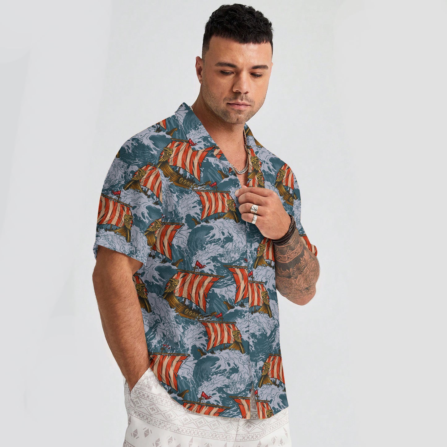 Viking Longship – Hawaii Shirt
