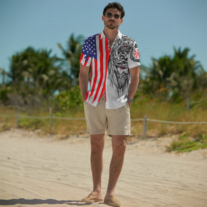 Odin's Patriotic Valor – Hawaii Shirt