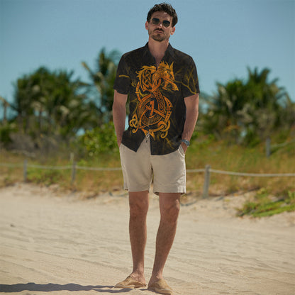 Norse Dragon Hawaiian Shirt