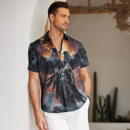 Raven King's Fury - Viking Hawaiian Shirt