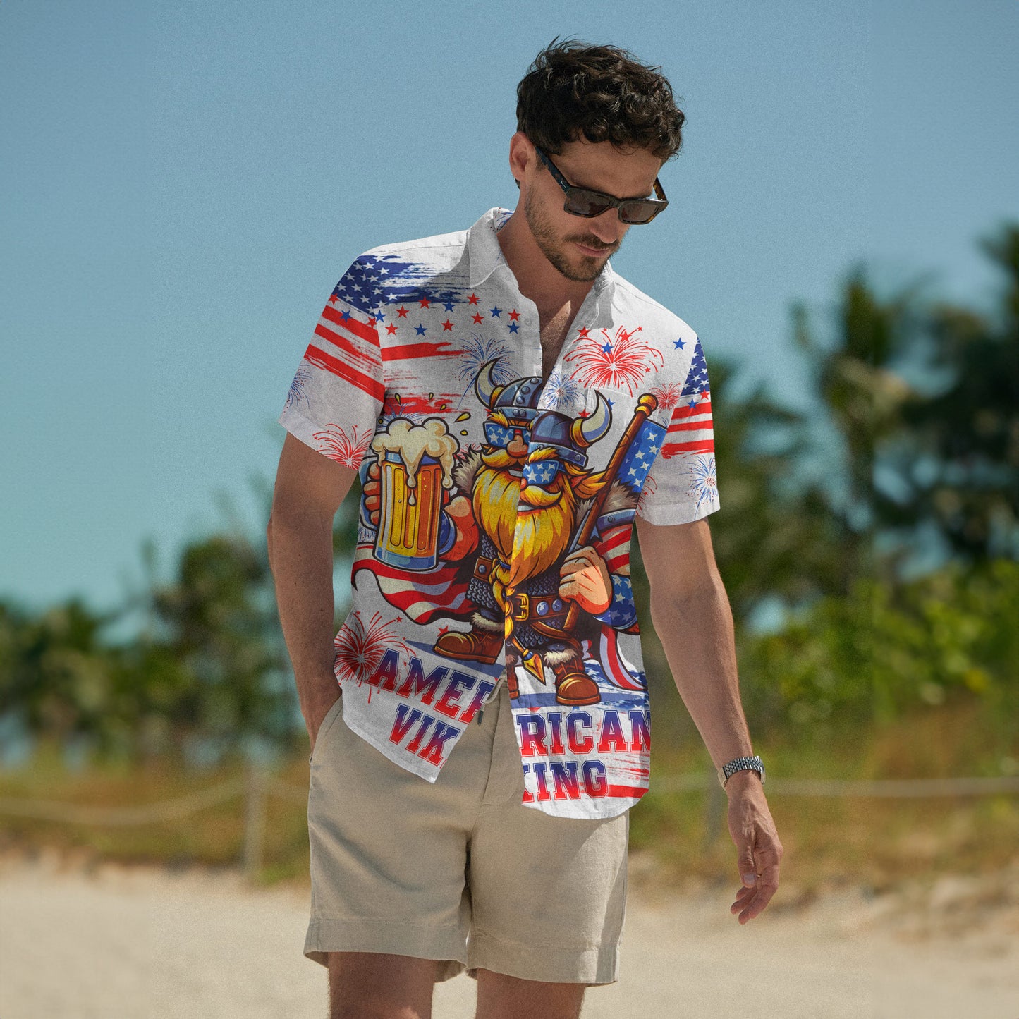 Viking Patriot – Hawaii Shirt