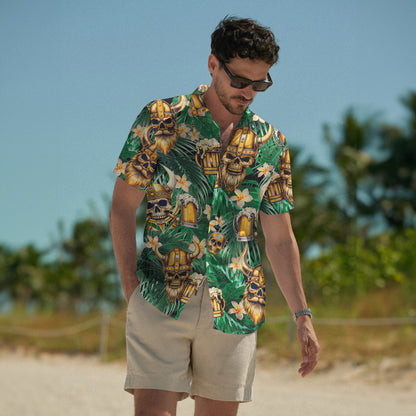 Der Teufel Bring Whisky mit – Wikinger-Hawaiihemd