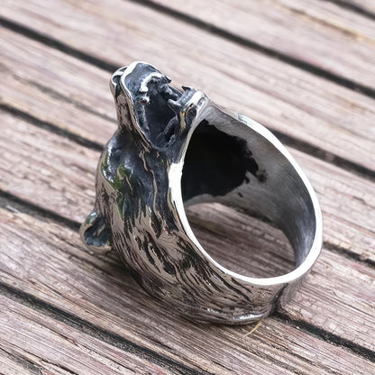 Nordic Bear Amulet Ring