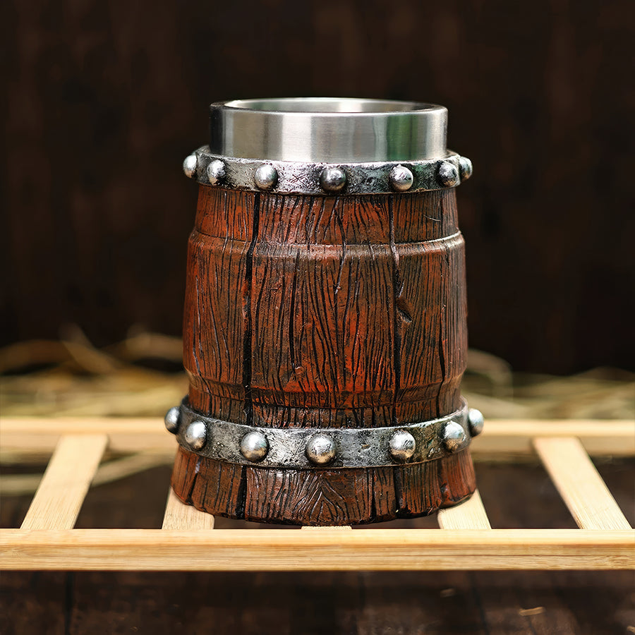 Viking Tankard Barrel Mug