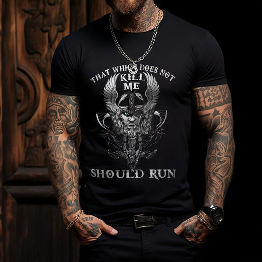 Me Should Run  Viking T Shirt