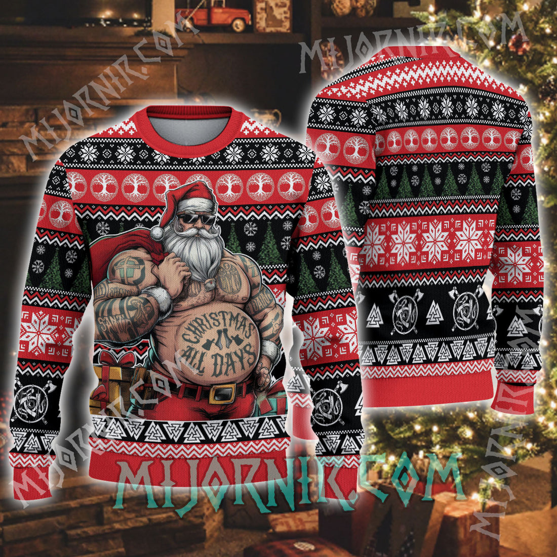 Christmas All Days - Viking Ugly Christmas Sweater