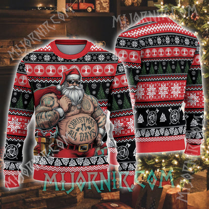 Christmas All Days - Viking Ugly Christmas Sweater