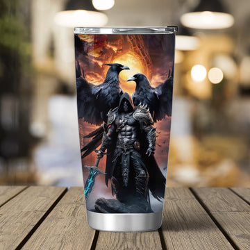 Valhalla Raven Warrior Tumbler