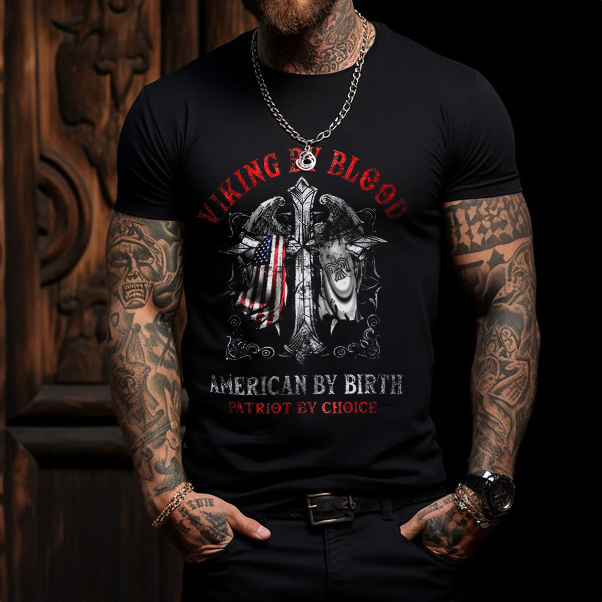 American By Choice Viking T Shirt