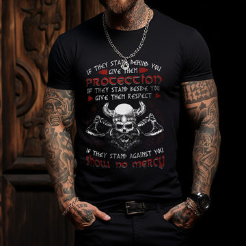 Protect Them Show No Mercy Viking T Shirt