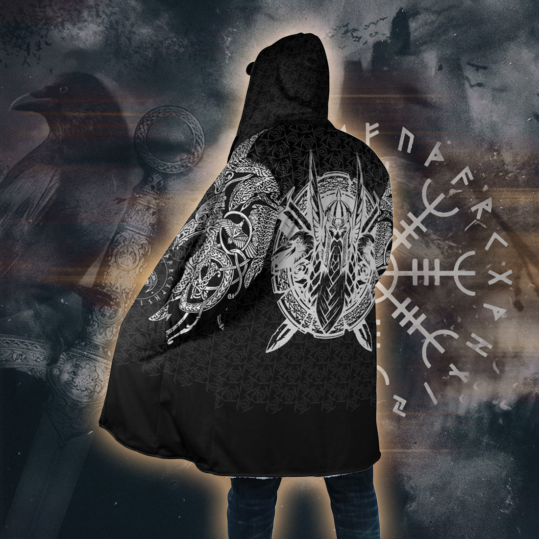 Odin's Wrath- Viking Hooded Cloak