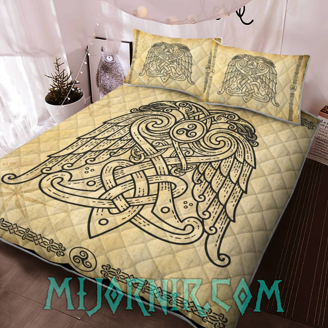 Grunge Celtic  - Viking Quilt Set