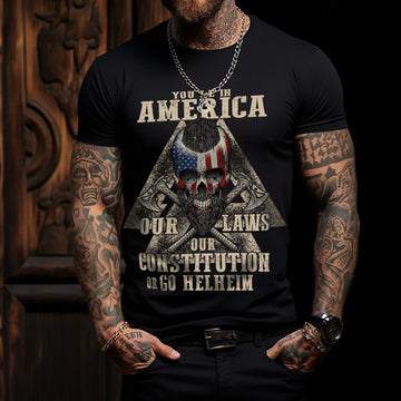 You Are In America Viking T-shirt