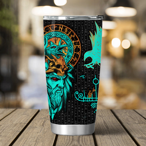 Odin's Mystic Voyage - Viking Tumbler