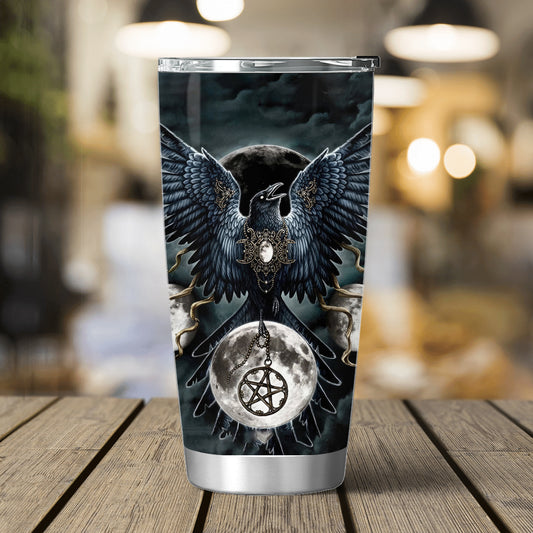 Mystic Raven Viking Tumbler