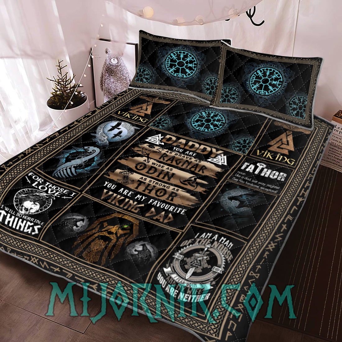 Mijonir Viking Dad Tribute Bedding Set