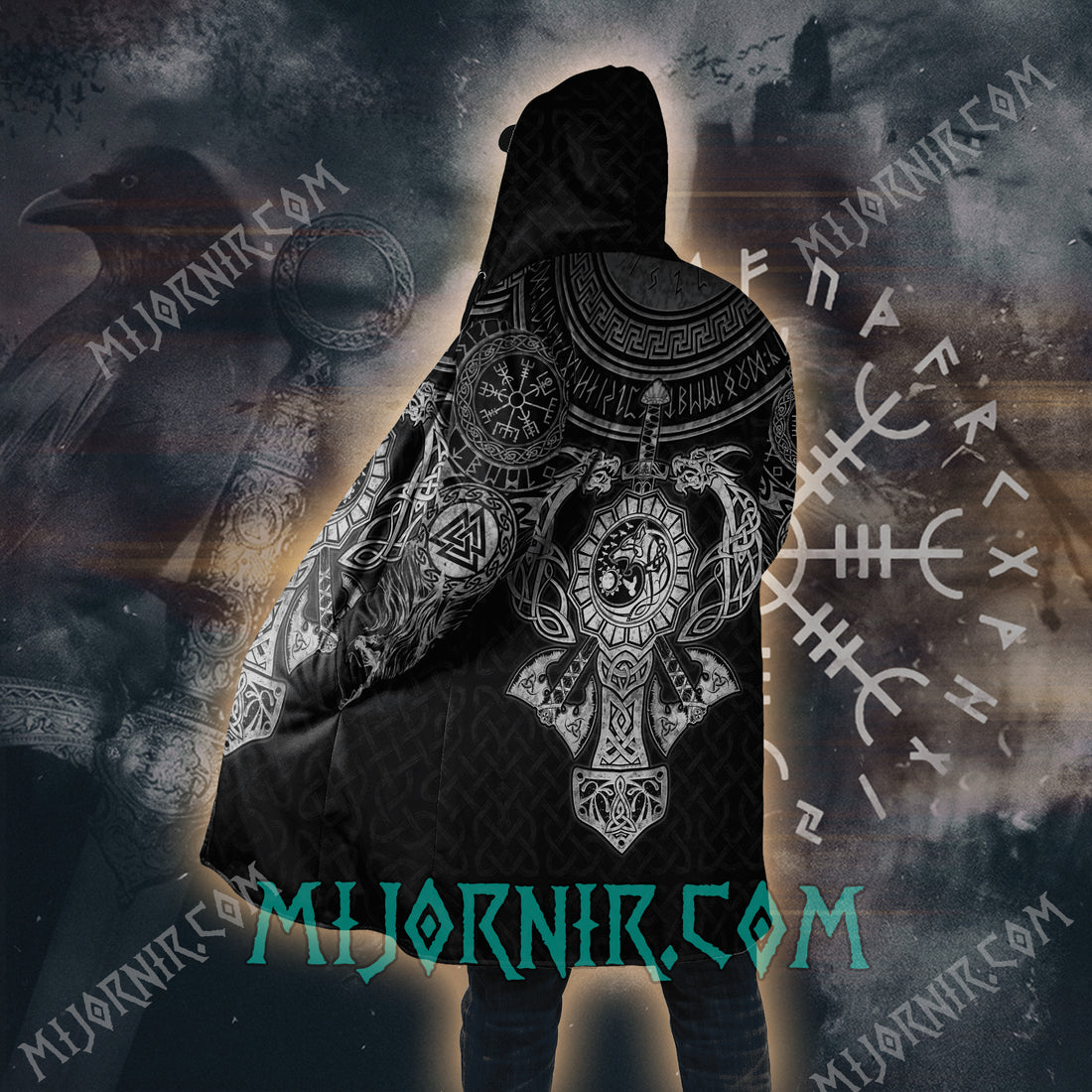 Fangs of Fenrir - Viking Hooded Cloak