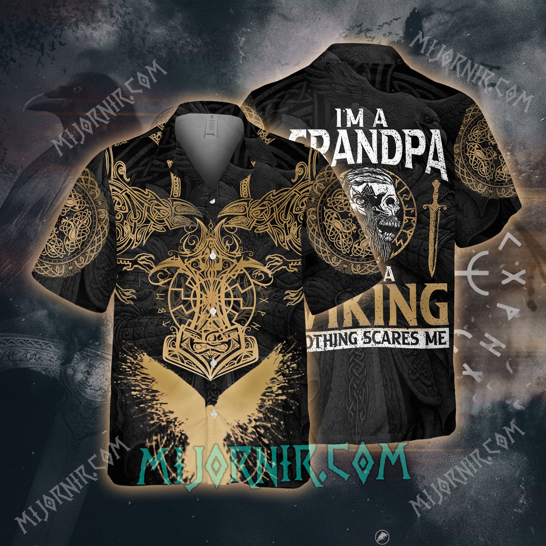 I'm a grandpa and a viking – Hawaii Shirt