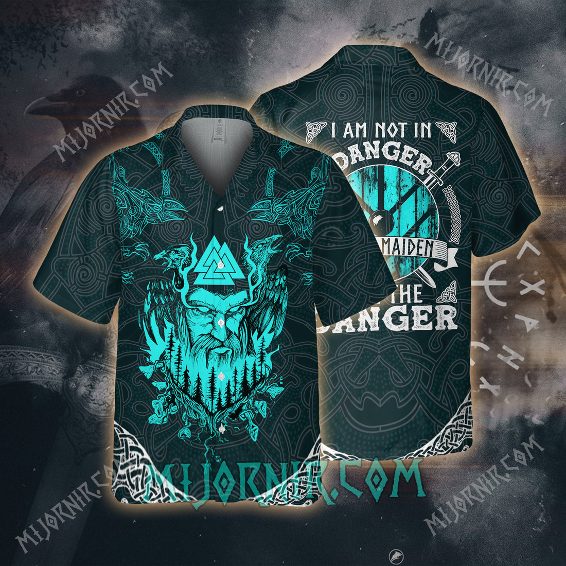 I am not in danger shield maiden i am the danger – Hawaii Shirt