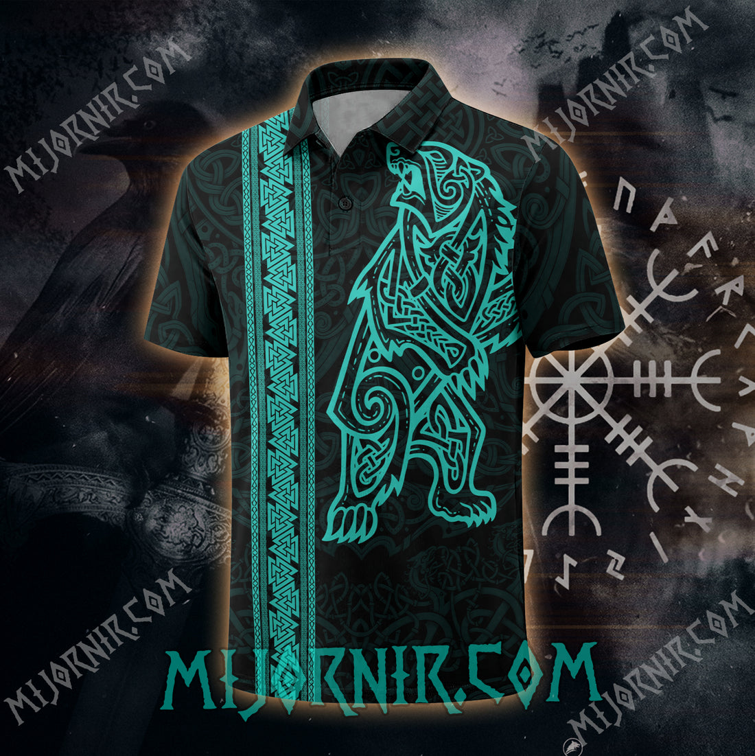 Viking Bear Guardian - Viking Polo Shirt