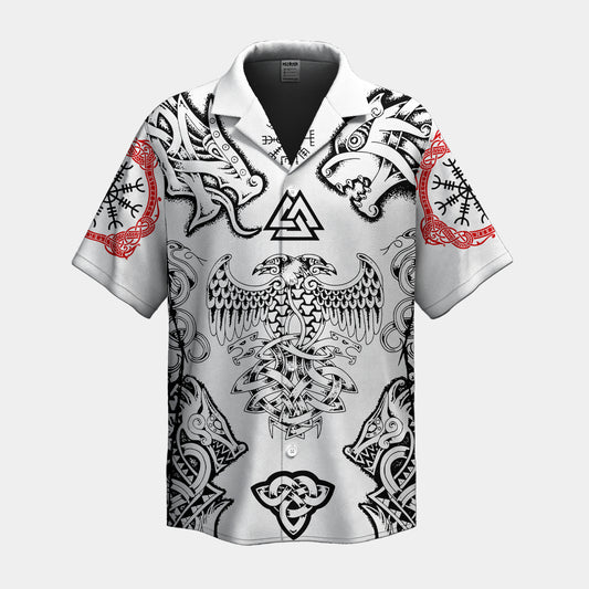 Nordic Skull Raven – Hawaii Shirt