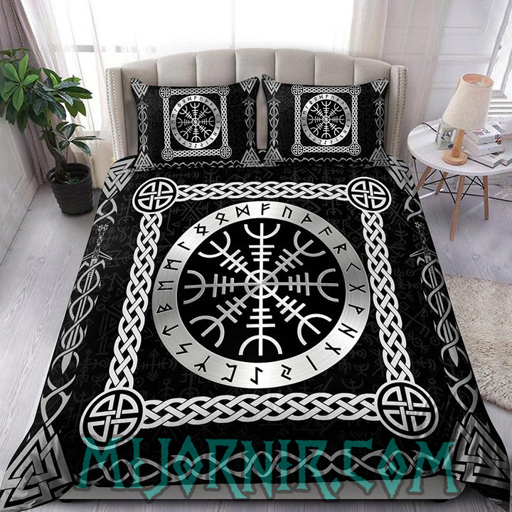 Vegvisir Protection Symbol - Viking Duvet Cover