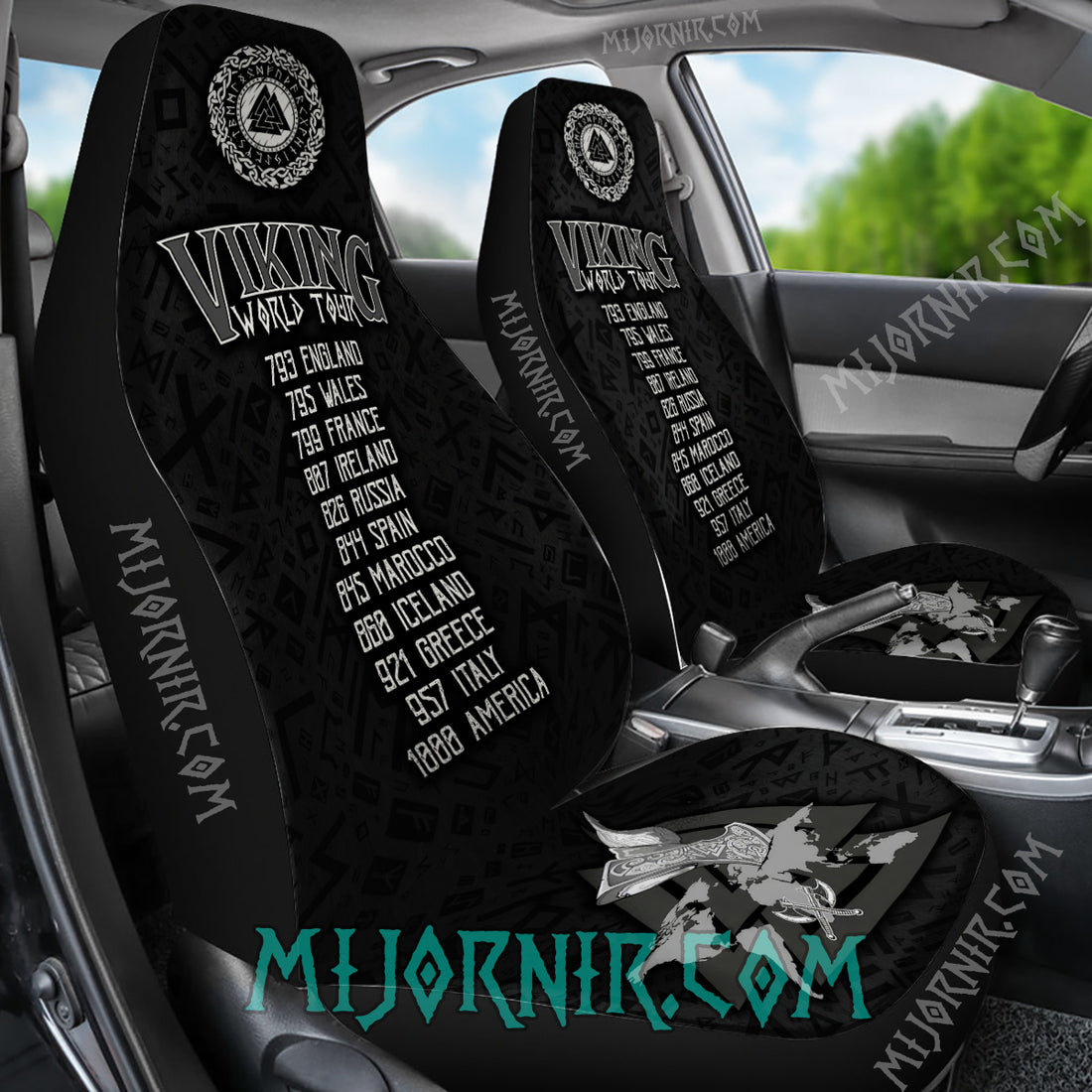 Viking World Tour - Viking Car Seat Cover