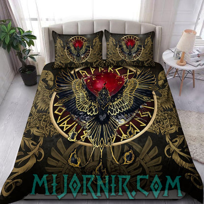 Raven's Heart - Viking Duvet Cover