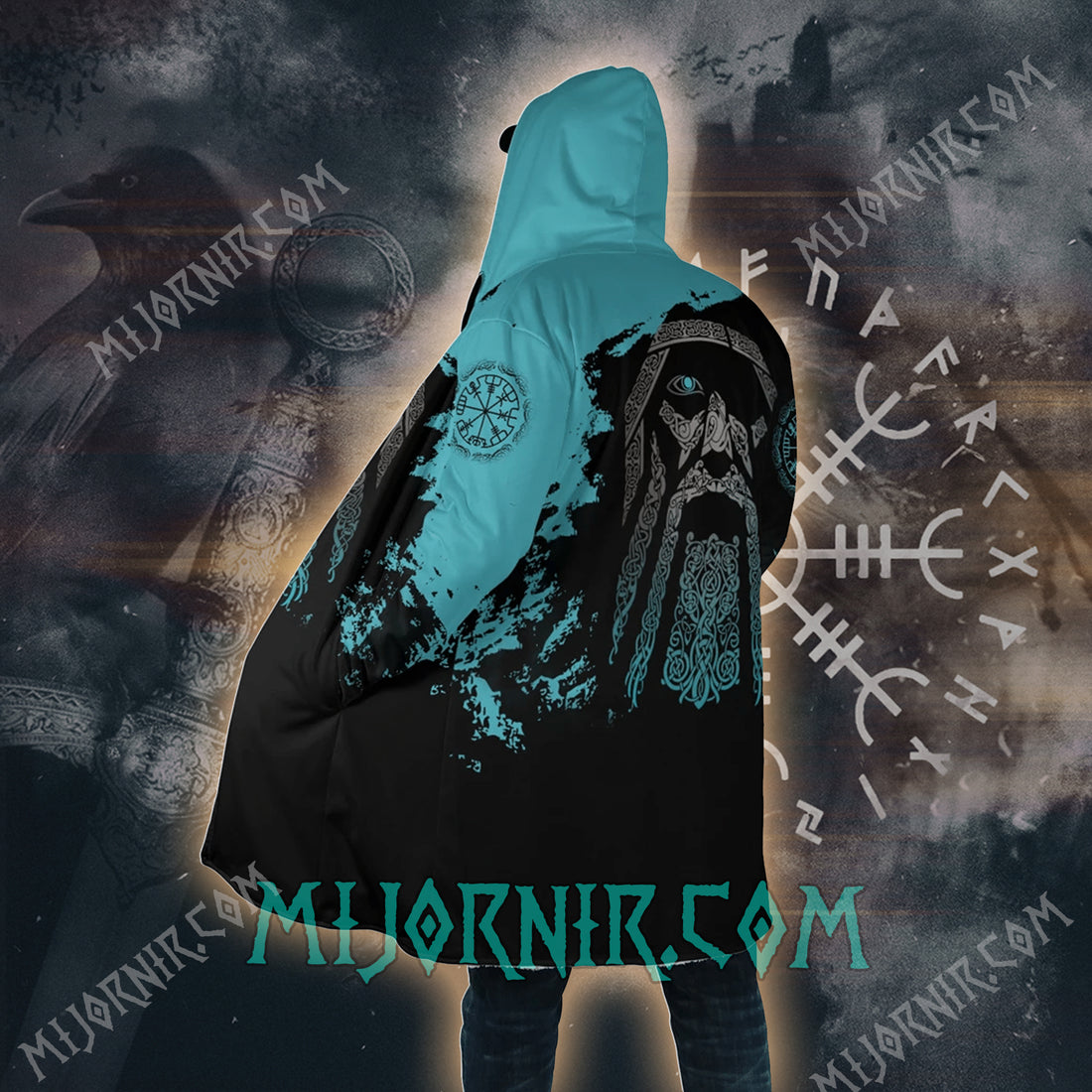 Odin’s Gaze - Viking Hooded Cloak