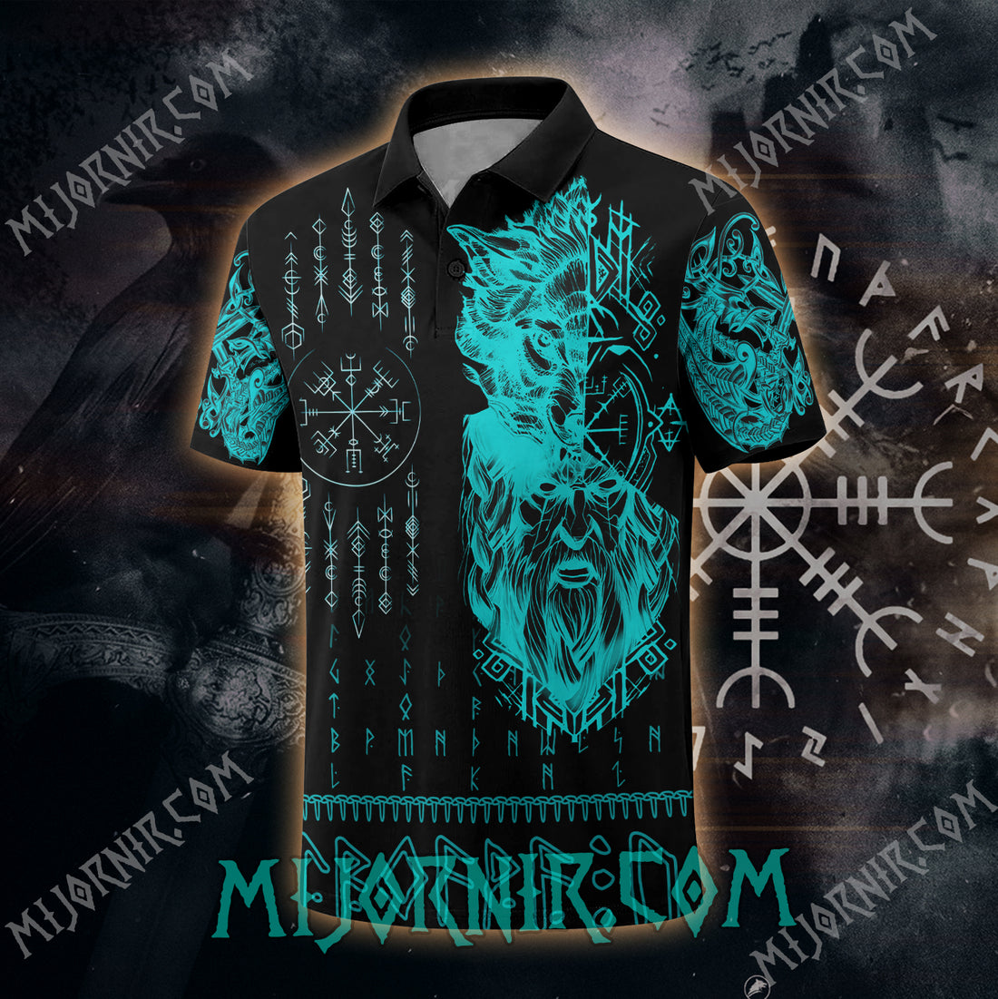 Odin's Gaze - Viking Polo Shirt