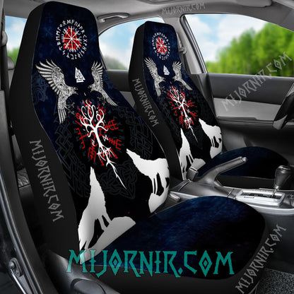 Blue Guardians of the North - Viking Car Seat Cover