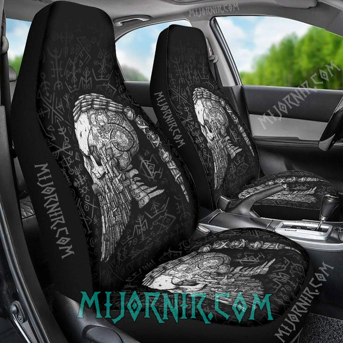 Viking Skull of Legends - Viking Car Seat Cover