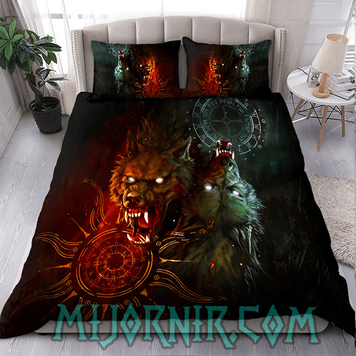 Fenrir's Fury - Viking Bedding Set