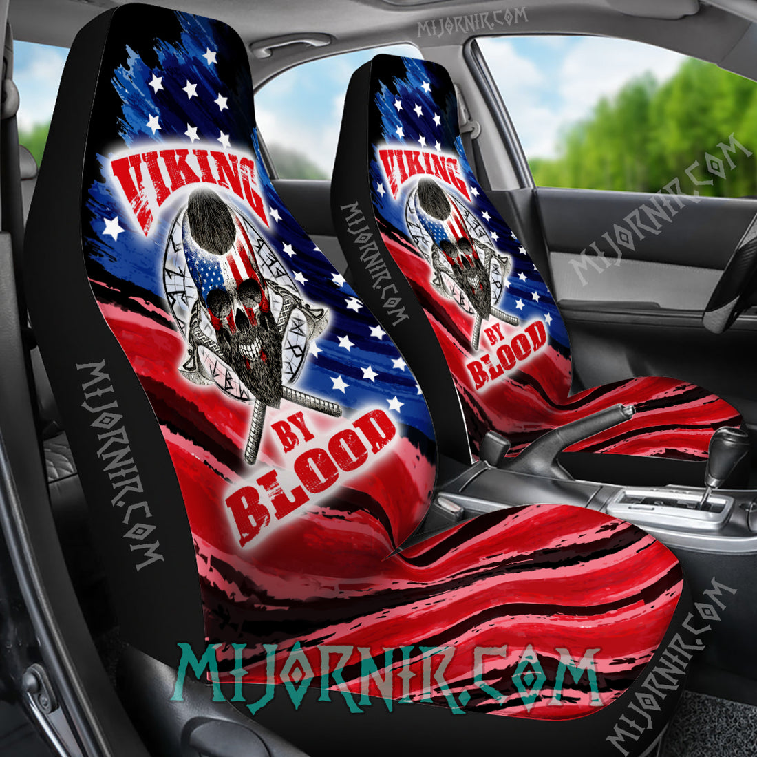 Viking By Blood - Viking Car Seat Cover