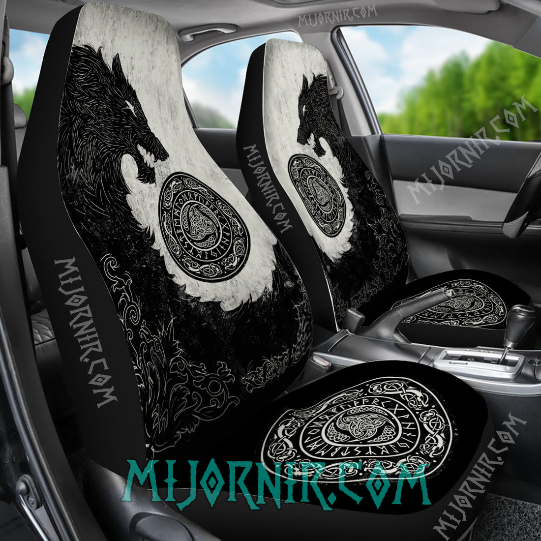 Fenrir Odin - Viking Car Seat Cover